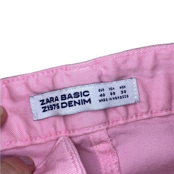 NWOT Pink Zara Straight Leg Jeans - Picture 11 of 15